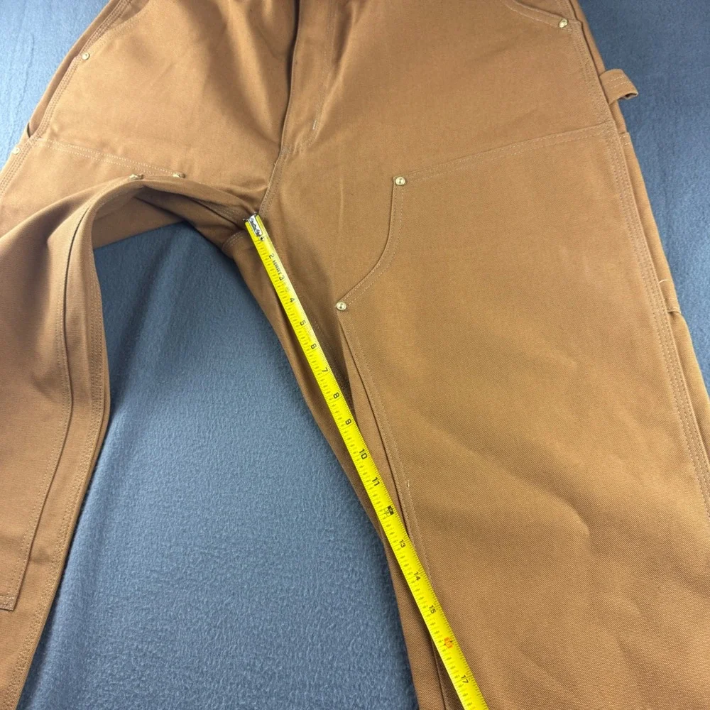 Vintage USA Carhartt Double Knee Pants Men's 36x32* Brown Deadstock Dungaree Fit